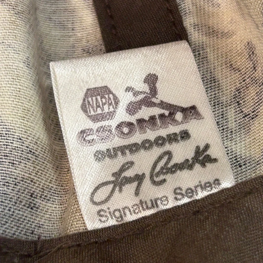 NAPA Patch Mens Camo Csonka Outdoors Larry Csonka Signature Series Hat OSFA